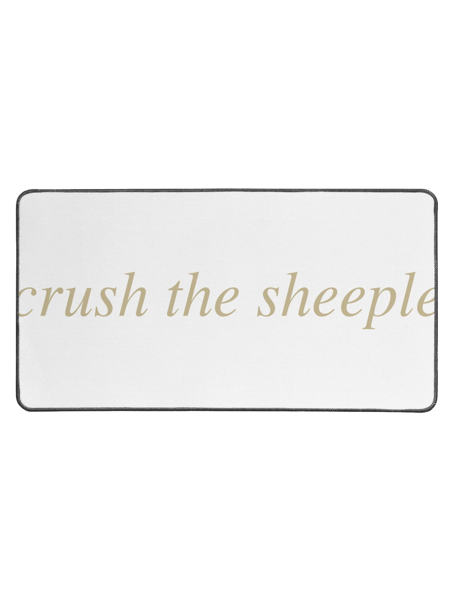 No ShopCo Desk Mat - Sand on White product image (1)
