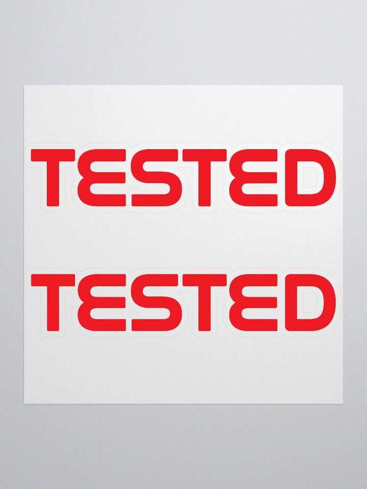 Tested Worm (Die-Cut Sticker) product image (1)