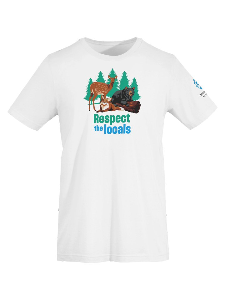 Respect the locals - T-shirt product image (2)