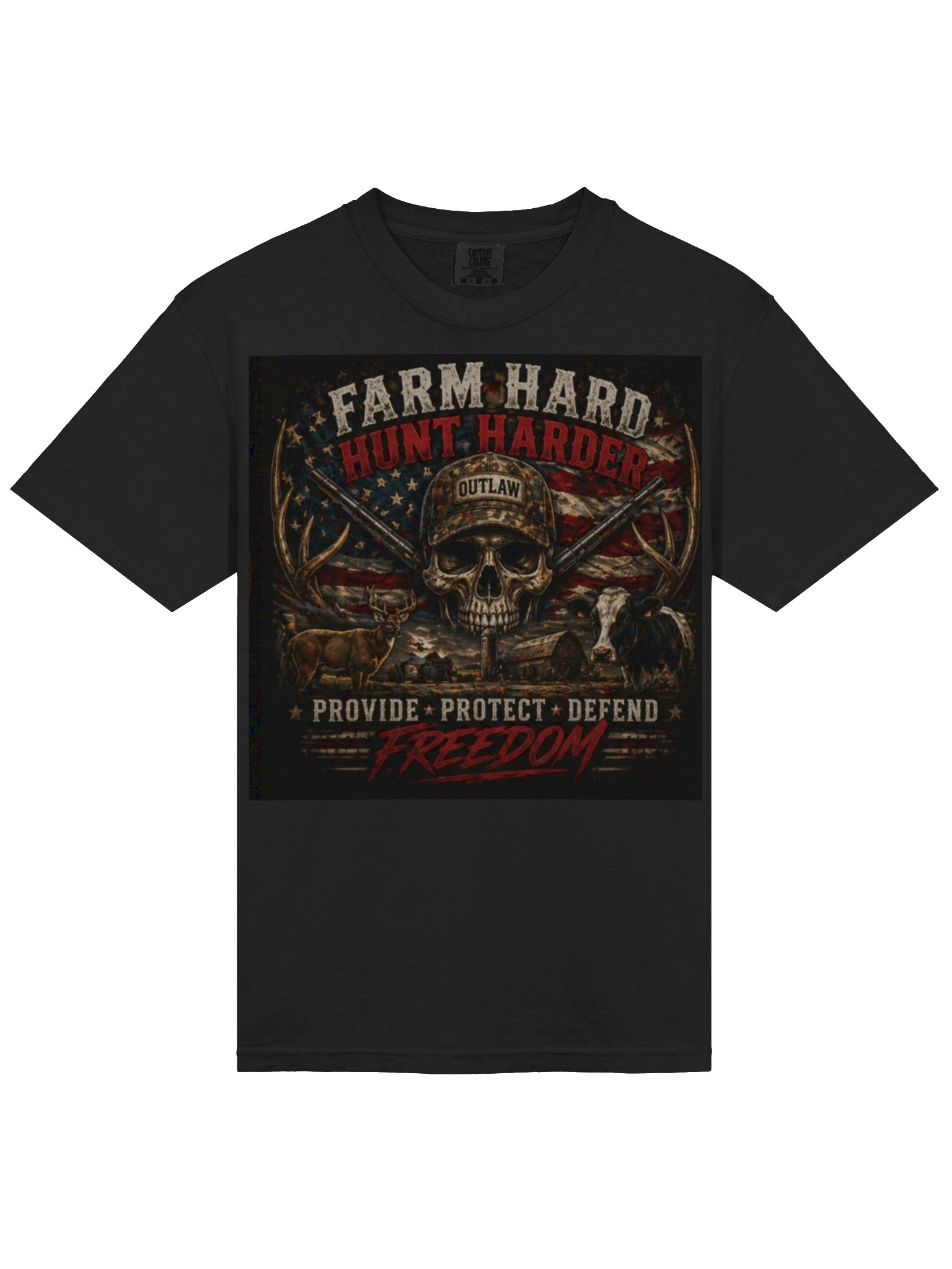 Farm Hard - Hunt Harder Comfort Colors Garment-Dyed Heavyweight T-Shirt product image (13)