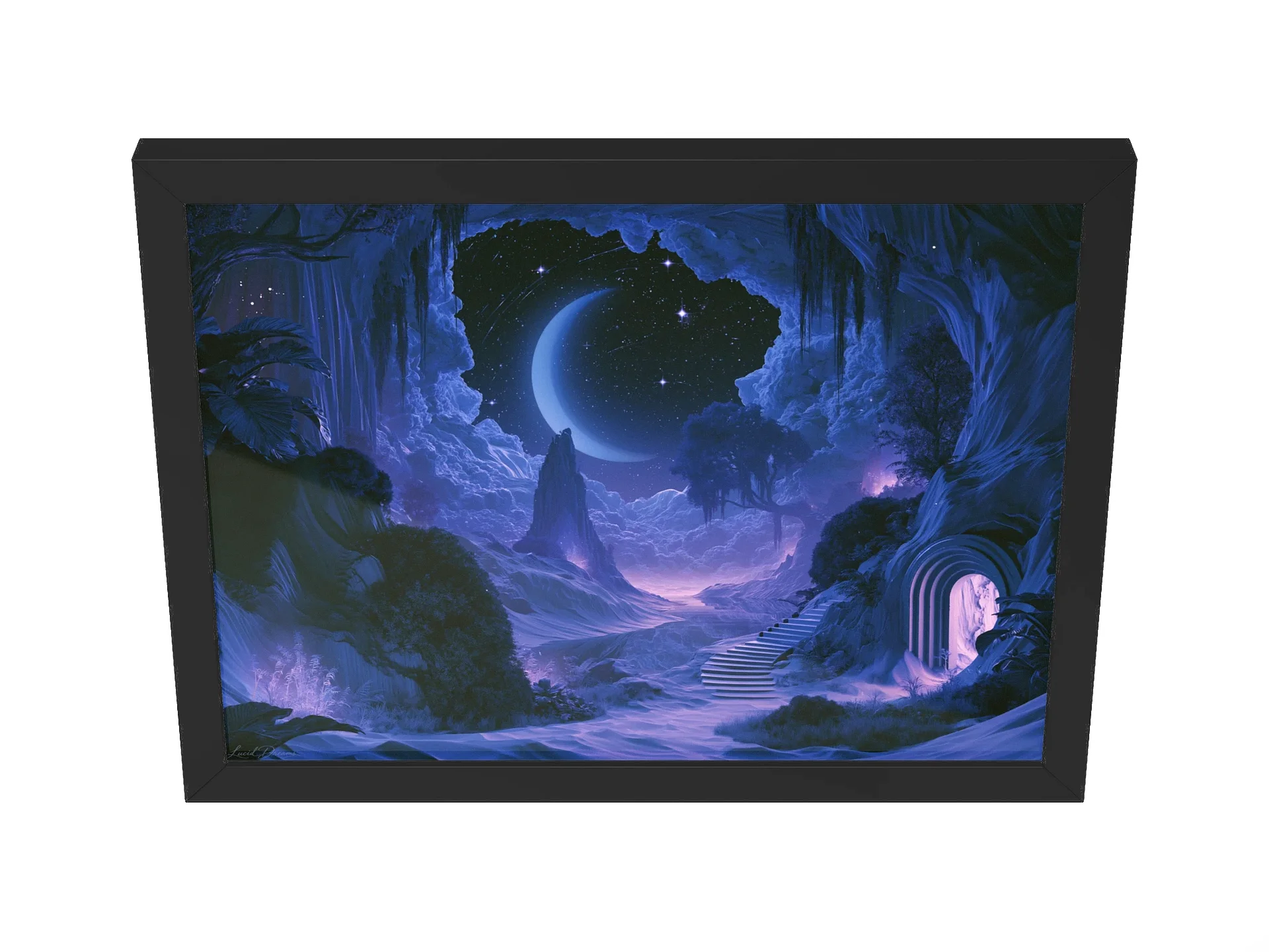 Crescent Doorway Framed Art Print — The Crescent Dream Doorway product image (2)