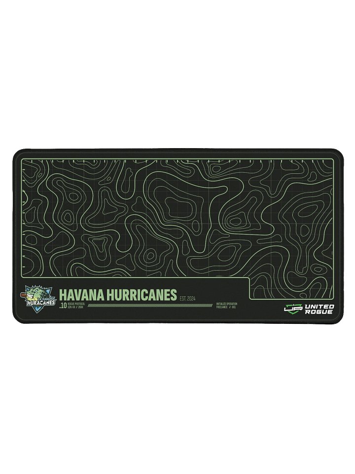 Havana Hurricanes Map Desk Mat product image (1)