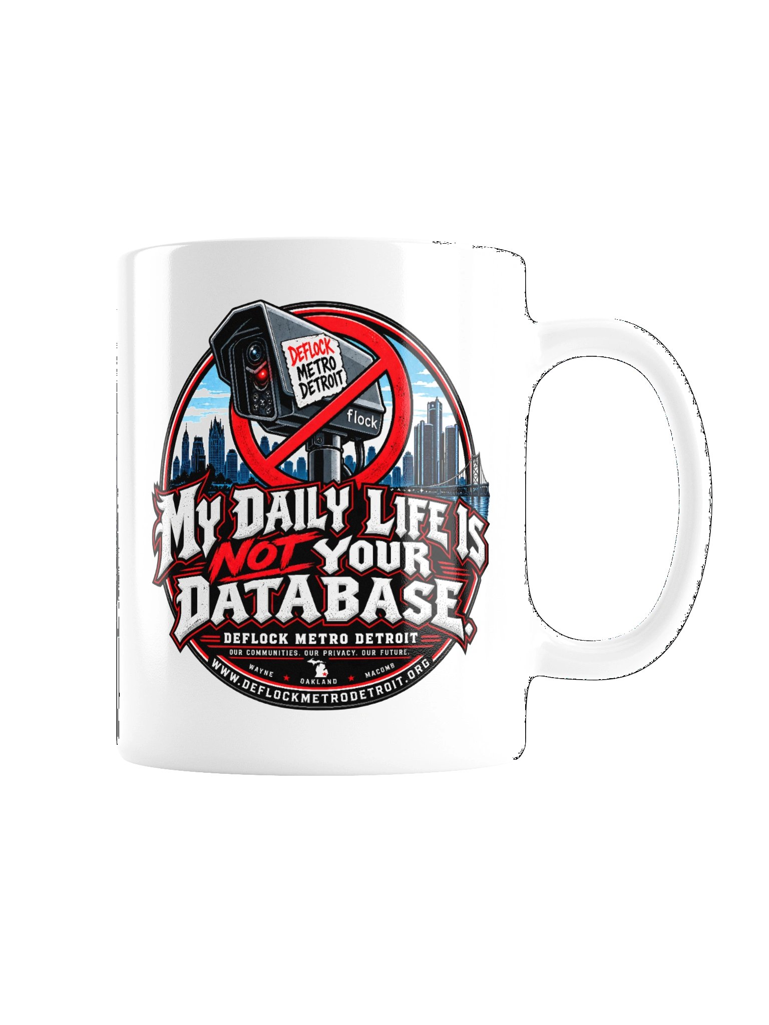 My Daily Life Is Not Your Database Mug product image (7)