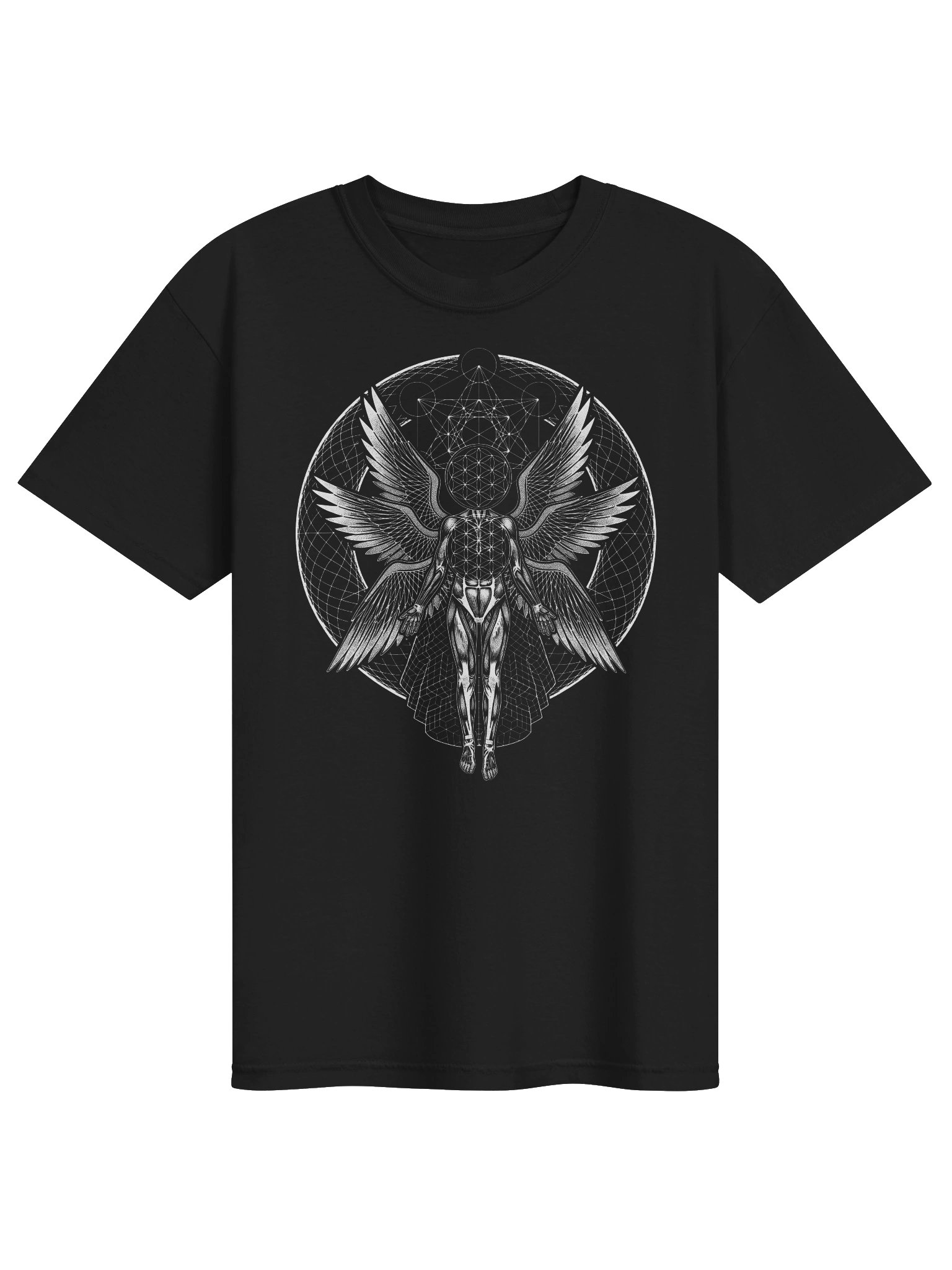 Seraphim Angel Sacred Geometry Unisex T-Shirt product image (3)