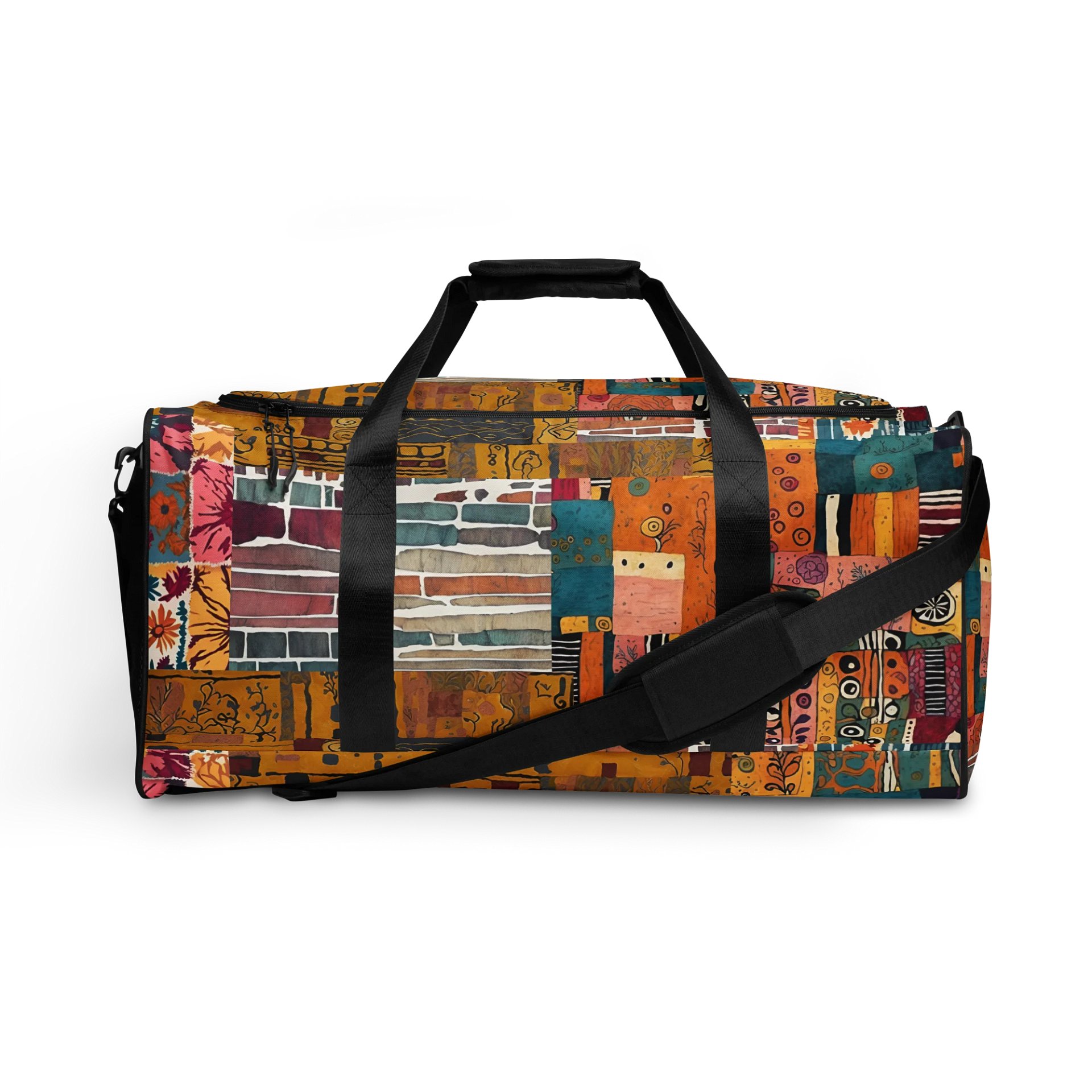 Eclectic Patchwork Paradise Duffle Bag product image (2)