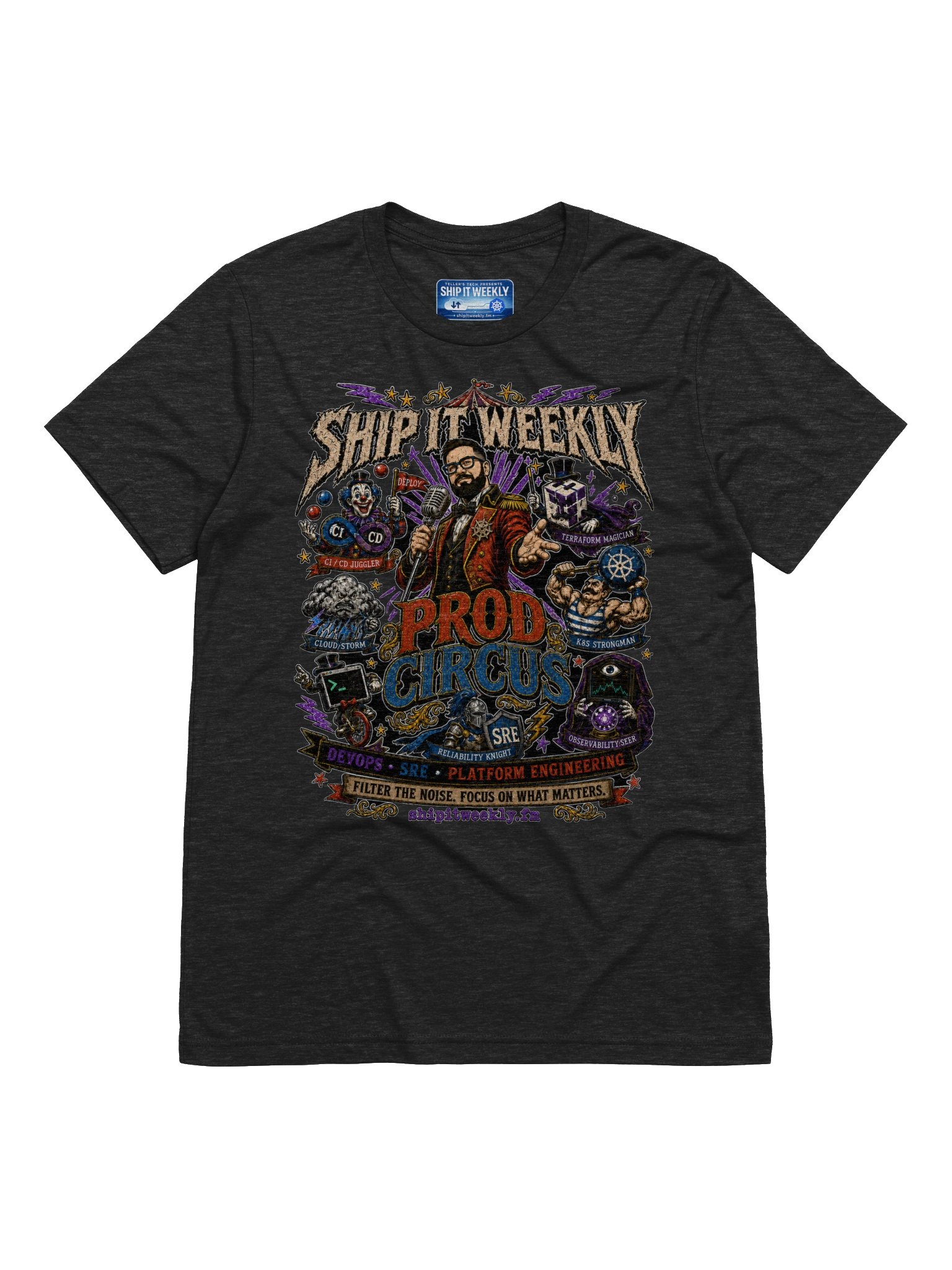 Prod Circus | Ship It Weekly DevOps Tee product image (49)