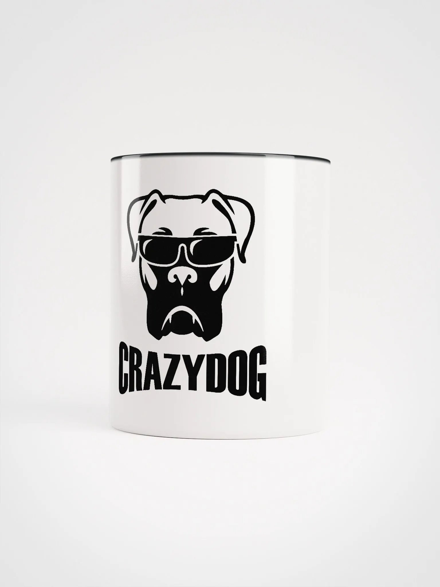 CrazyDog Ceramic Mug with Color Inside product image (1)