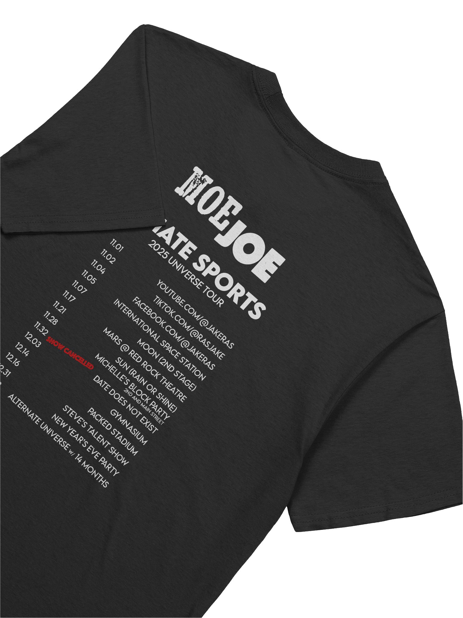 MoeJoe "I Hate Sports" 2025 Tour shirt product image (8)