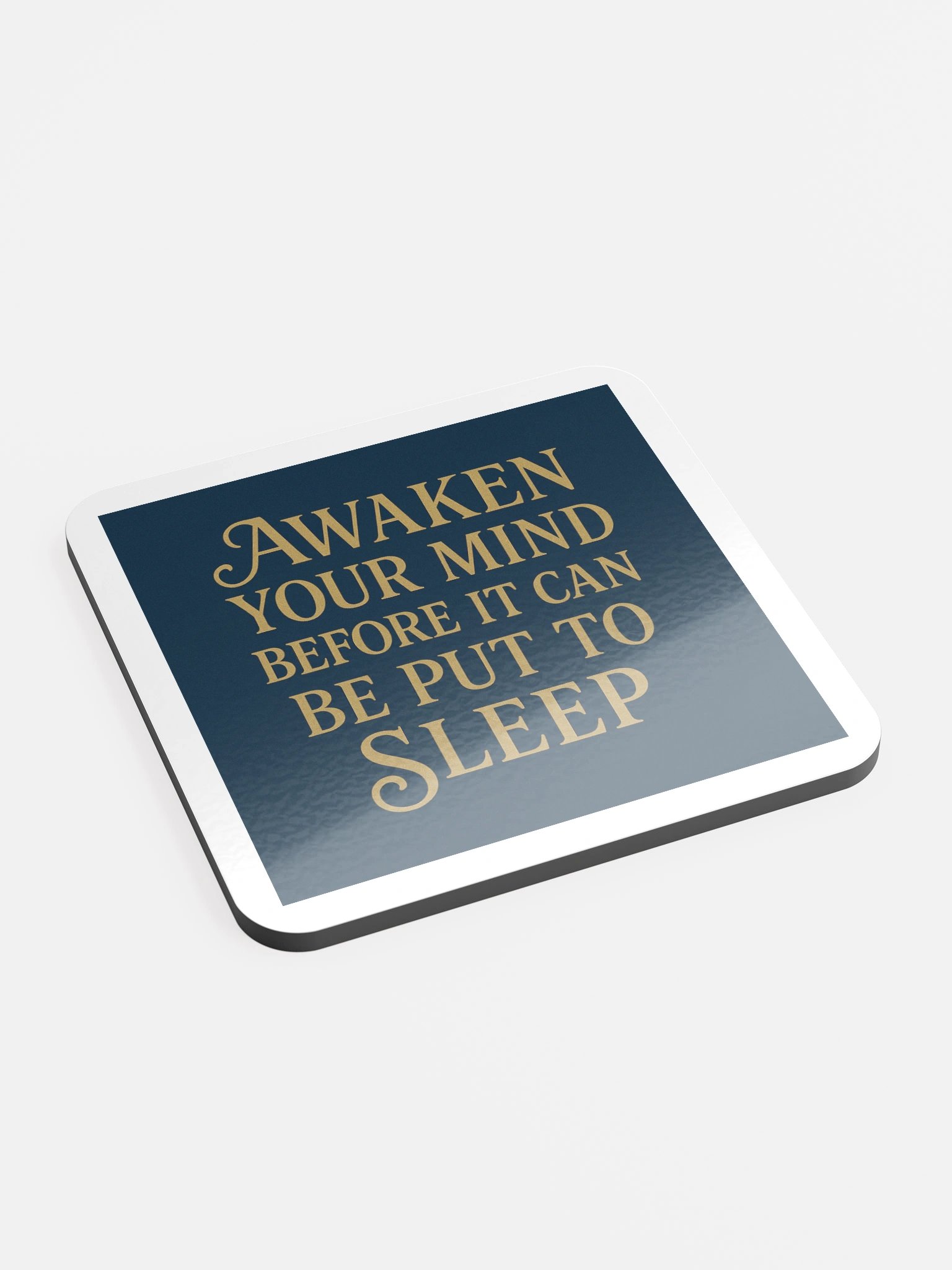 🜂 Emspiracy Spell Coaster – Colourful Dragon Edition 🜂 "Sit. Speak. Remember." product image (2)