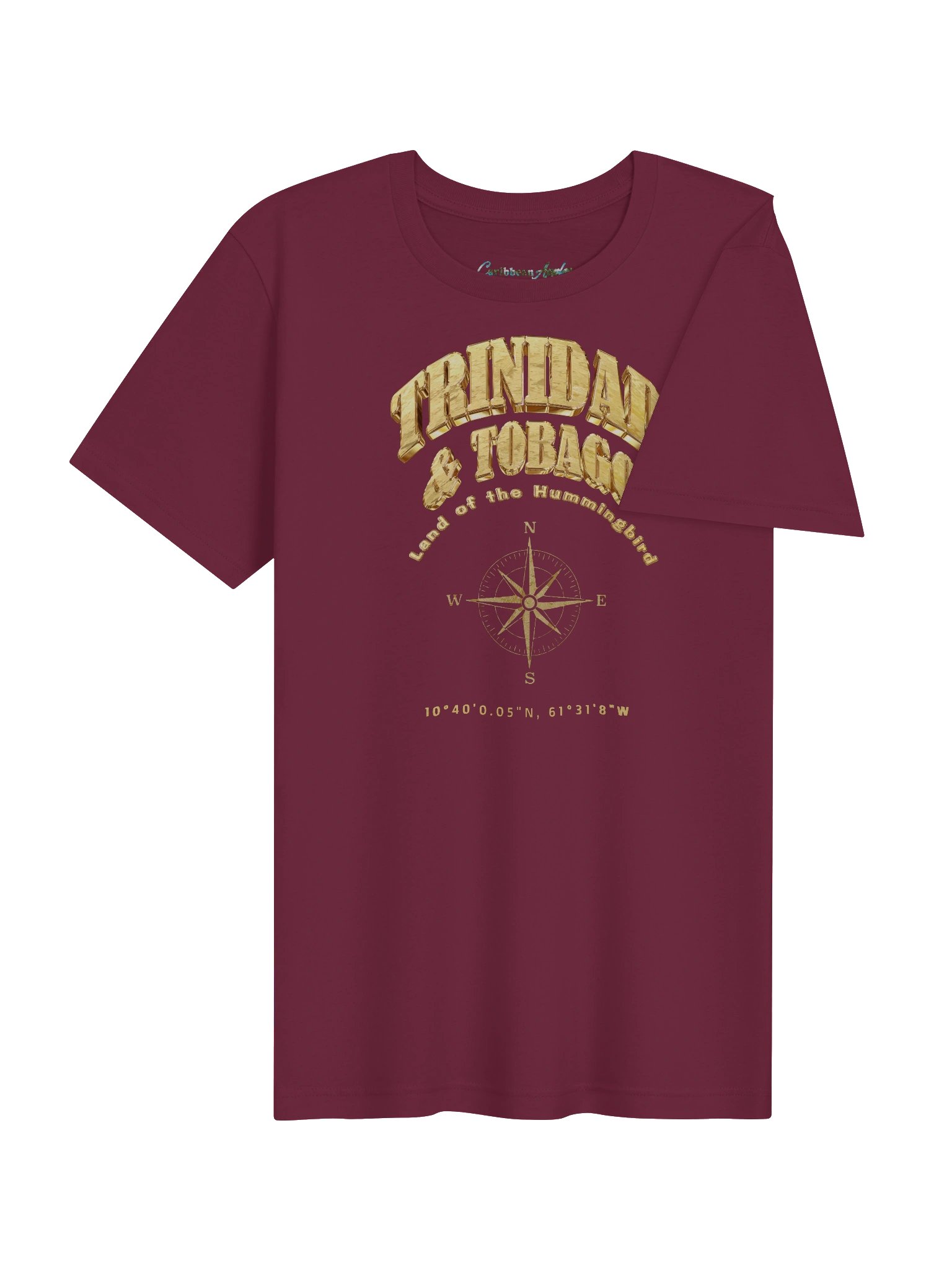 Compass - Trinidad and Tobago - Vintage Gold | Supersoft T-Shirt product image (4)