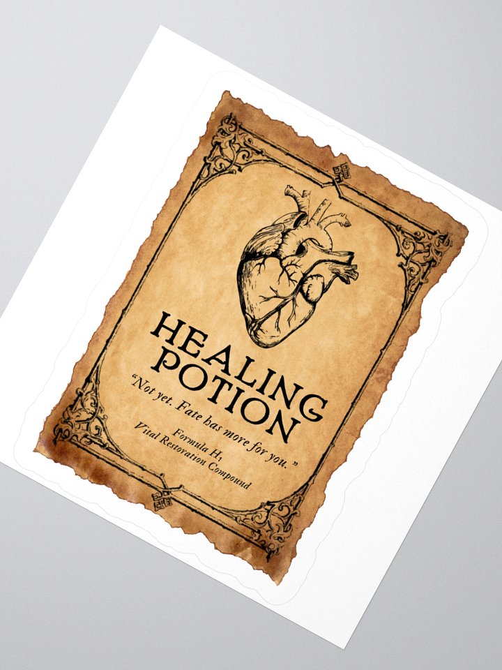 Healing Potion Sticker (Transparent) product image (6)