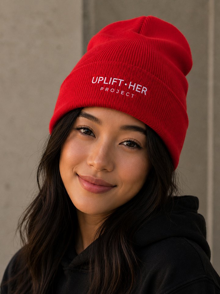 Uplift Her Project Logo Beanie product image (2)