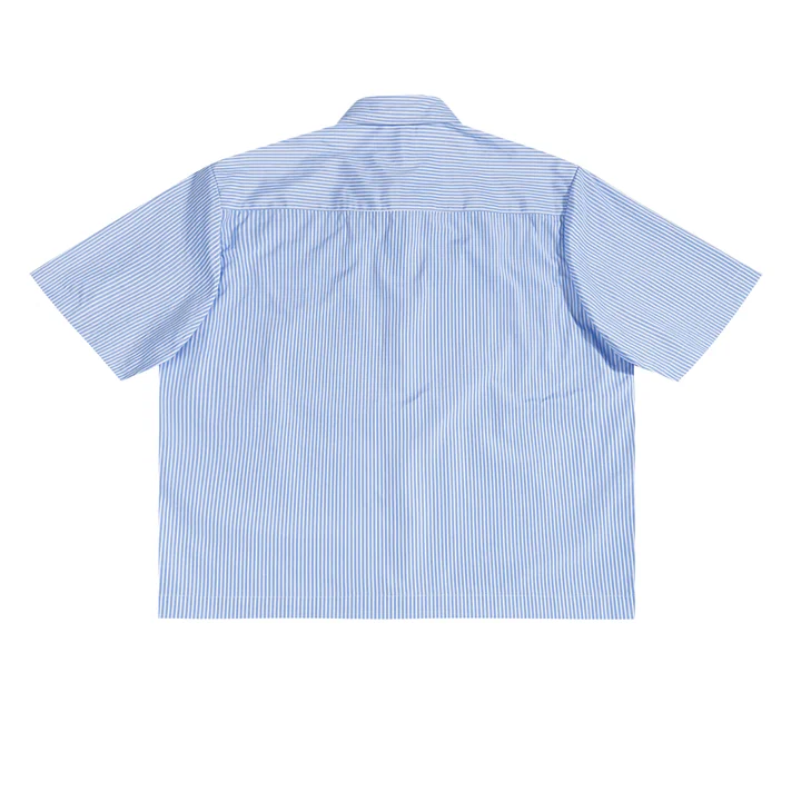Oversized ‘LIPUR’ Vertical Stripe Boxy Shirt product image (2)