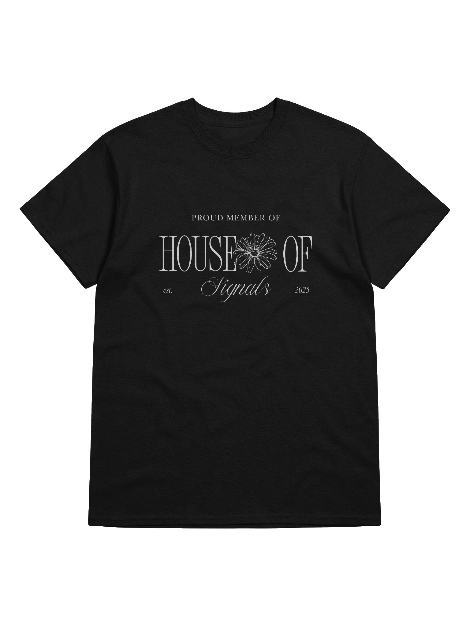 House of Signals Tee – Black / Capsule 01 product image (5)