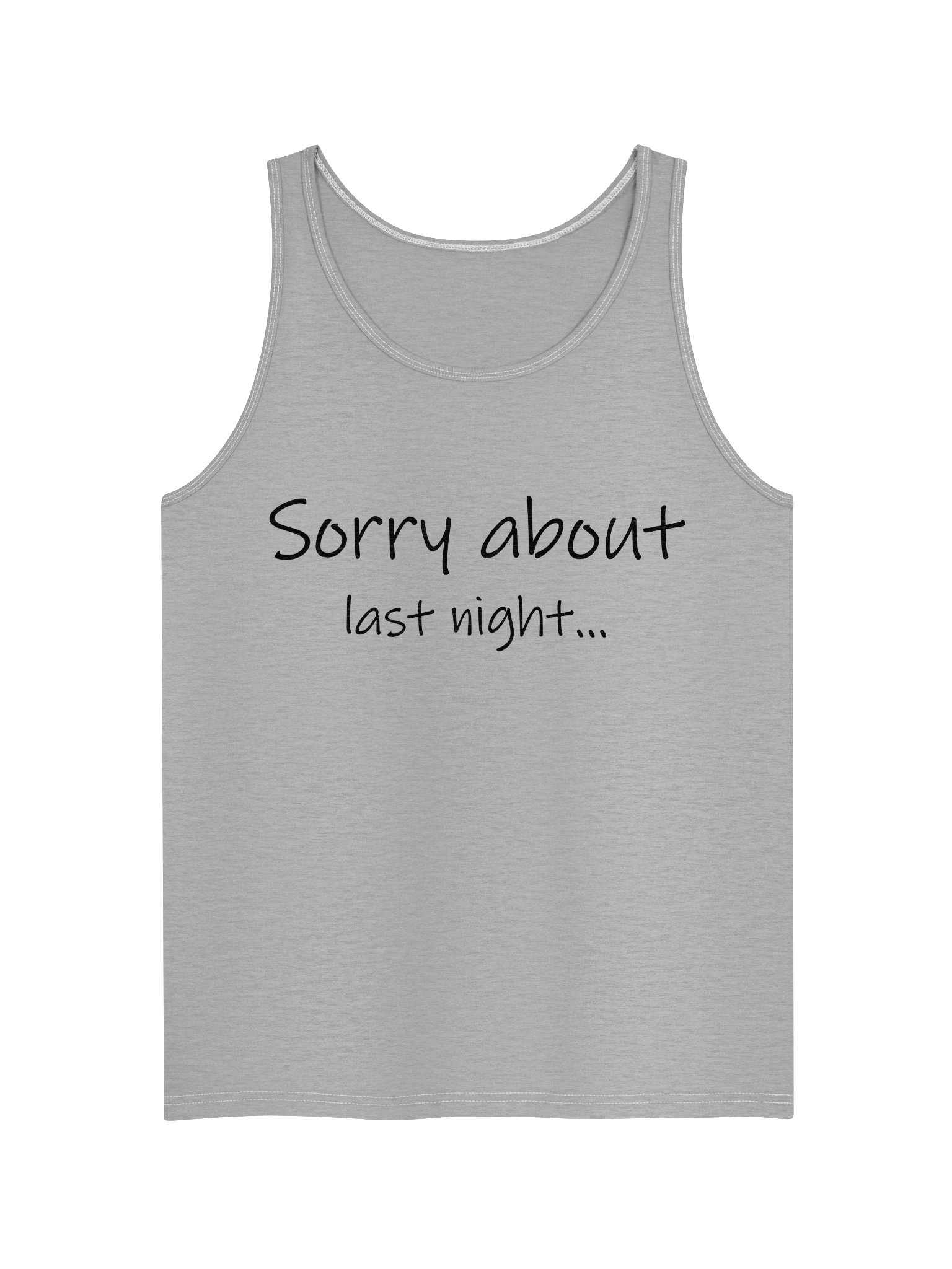 Sorry About Last Night Tank Lt. product image (2)