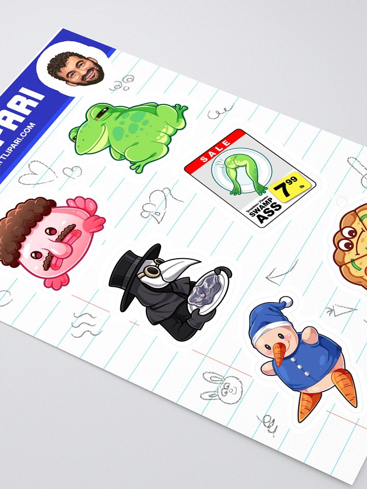 Matt Lipari Sticker Sheet product image (2)