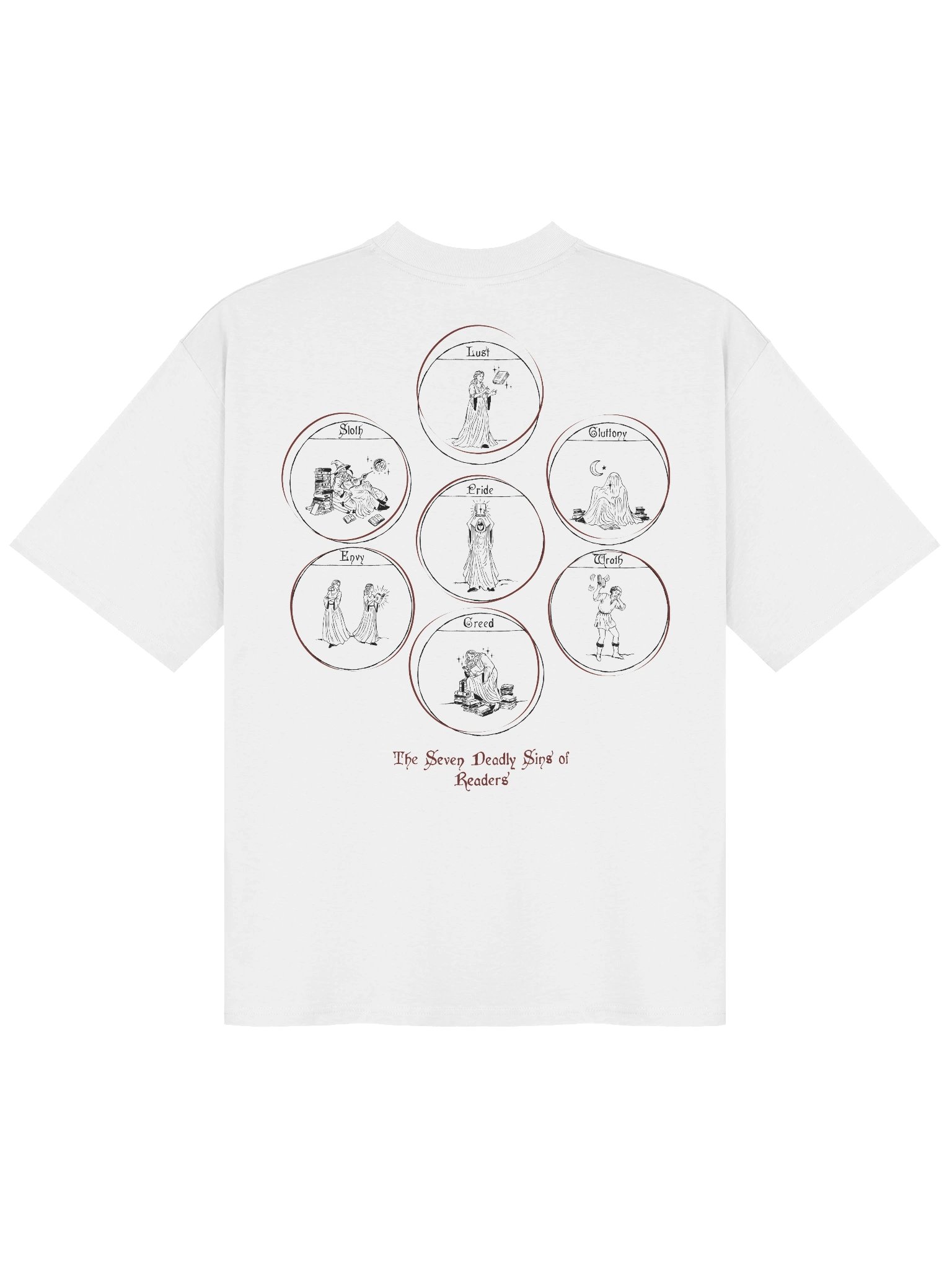 [NEW] 'Seven Deadly Sins of Readers' Tee product image (1)