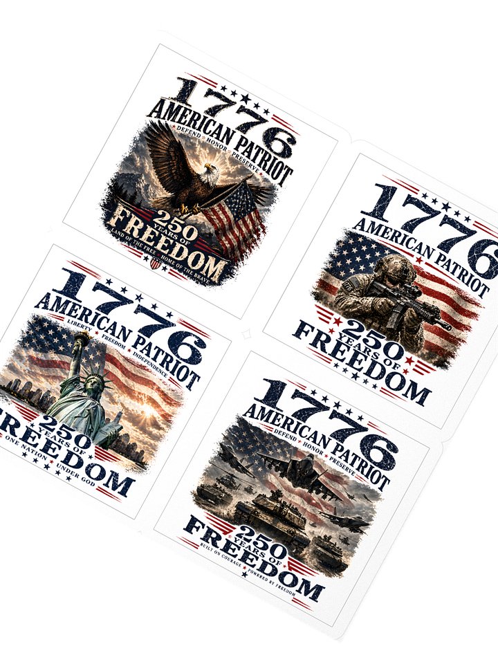 Patriot 1776 Sticker Mix product image (3)