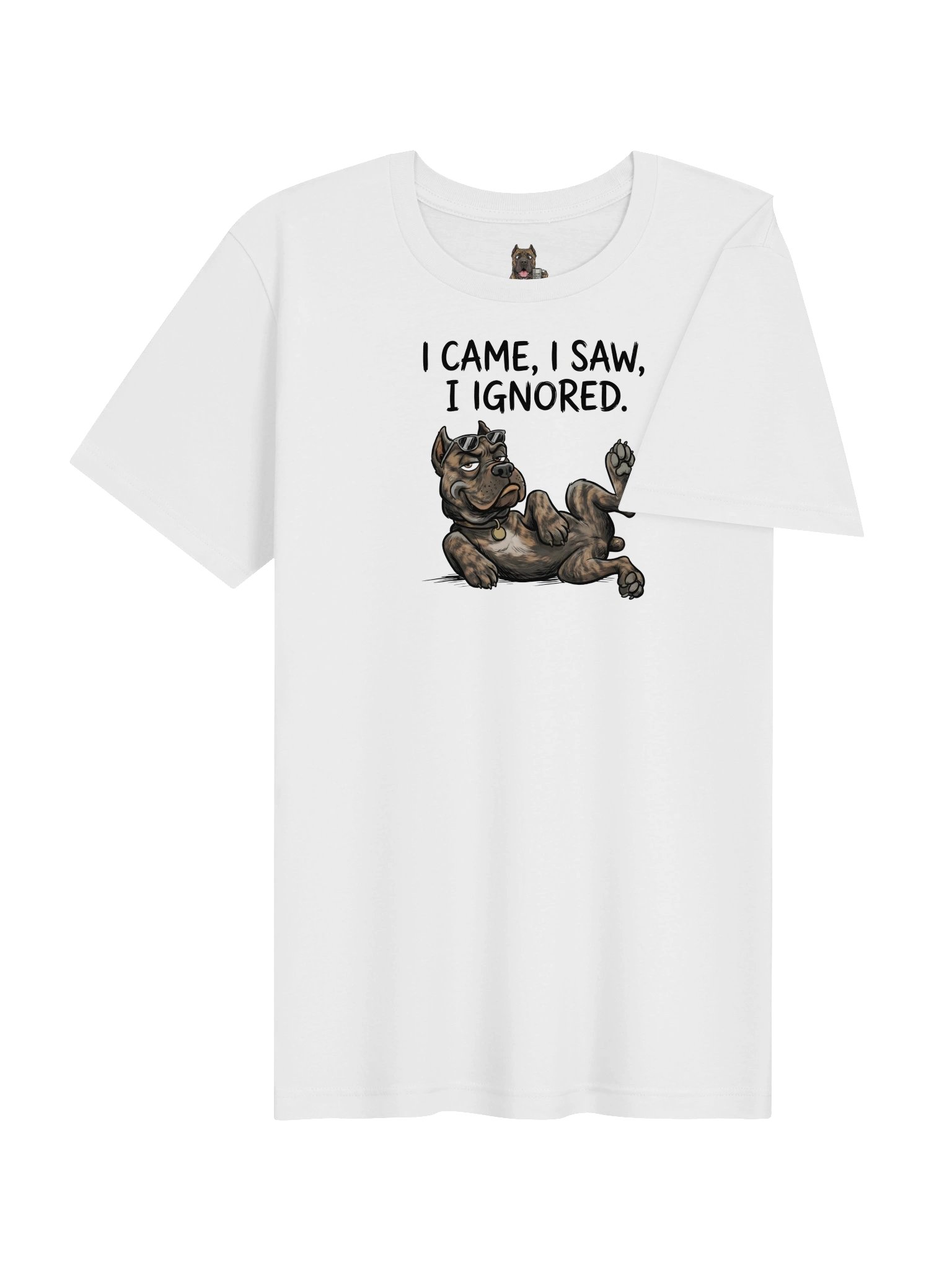 I Came, I Saw, I Ignored Cane Corso Shirt – Funny Dog Graphic Tee product image (4)
