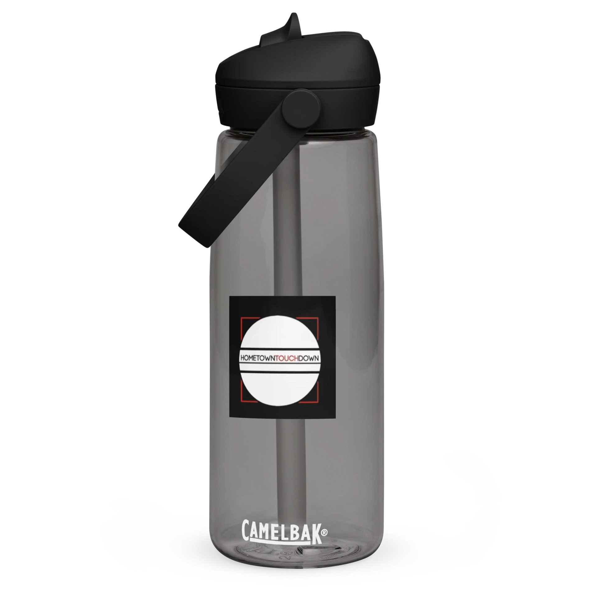 HOMETOWNTOUCHDOWN Logo Design Water Bottle product image (1)