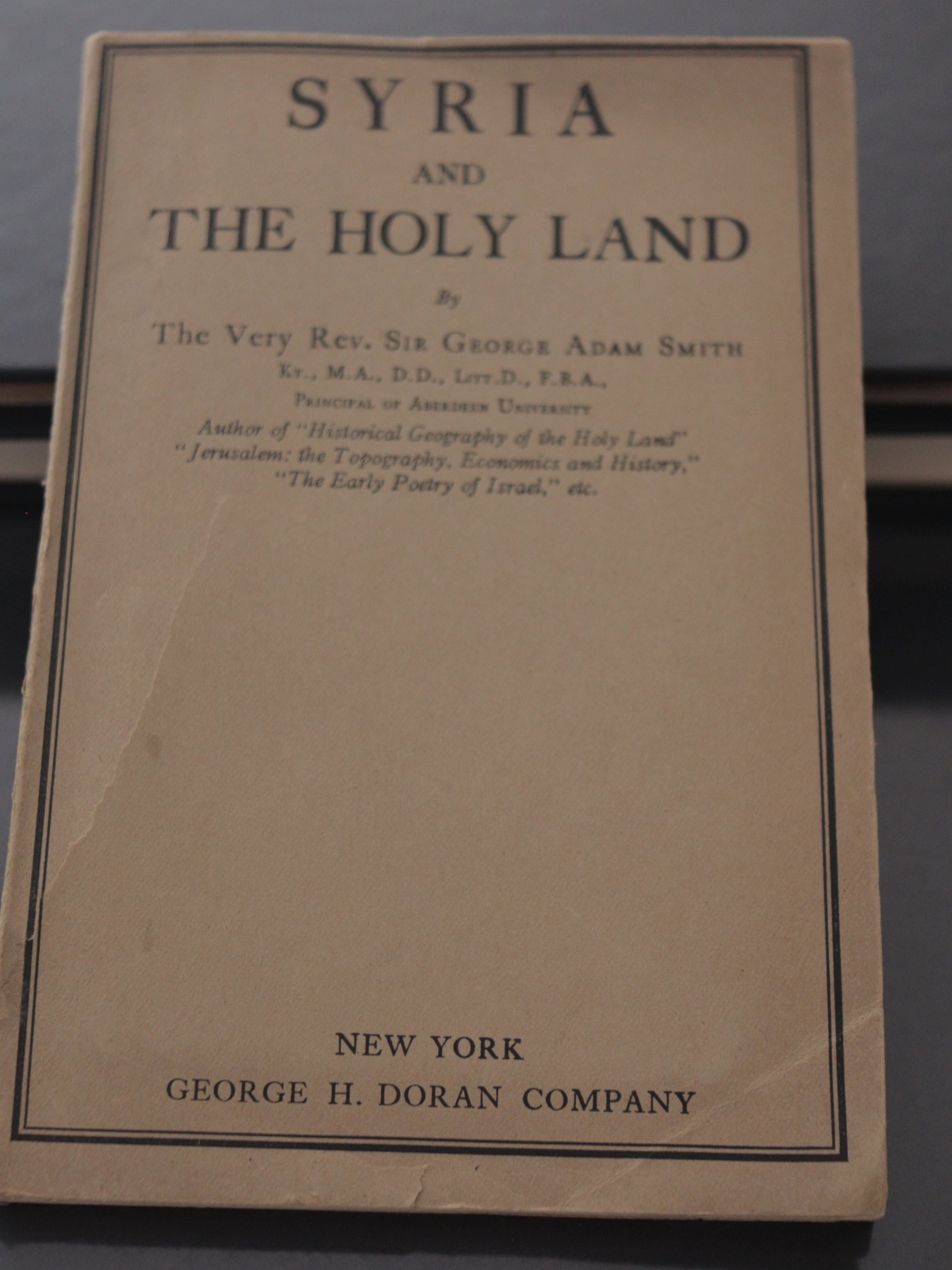 كتيب قديم عن سوريا وفلسطين باللغة الانكليزية 1918 product image (1)