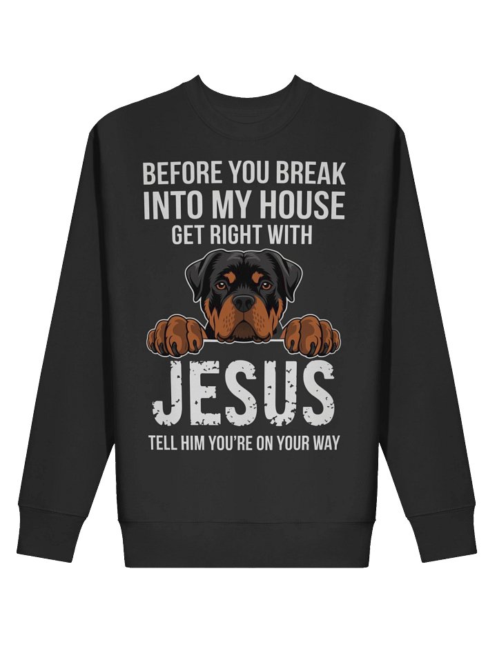 Right With Jesus Rottweiler Sweatshirt product image (9)
