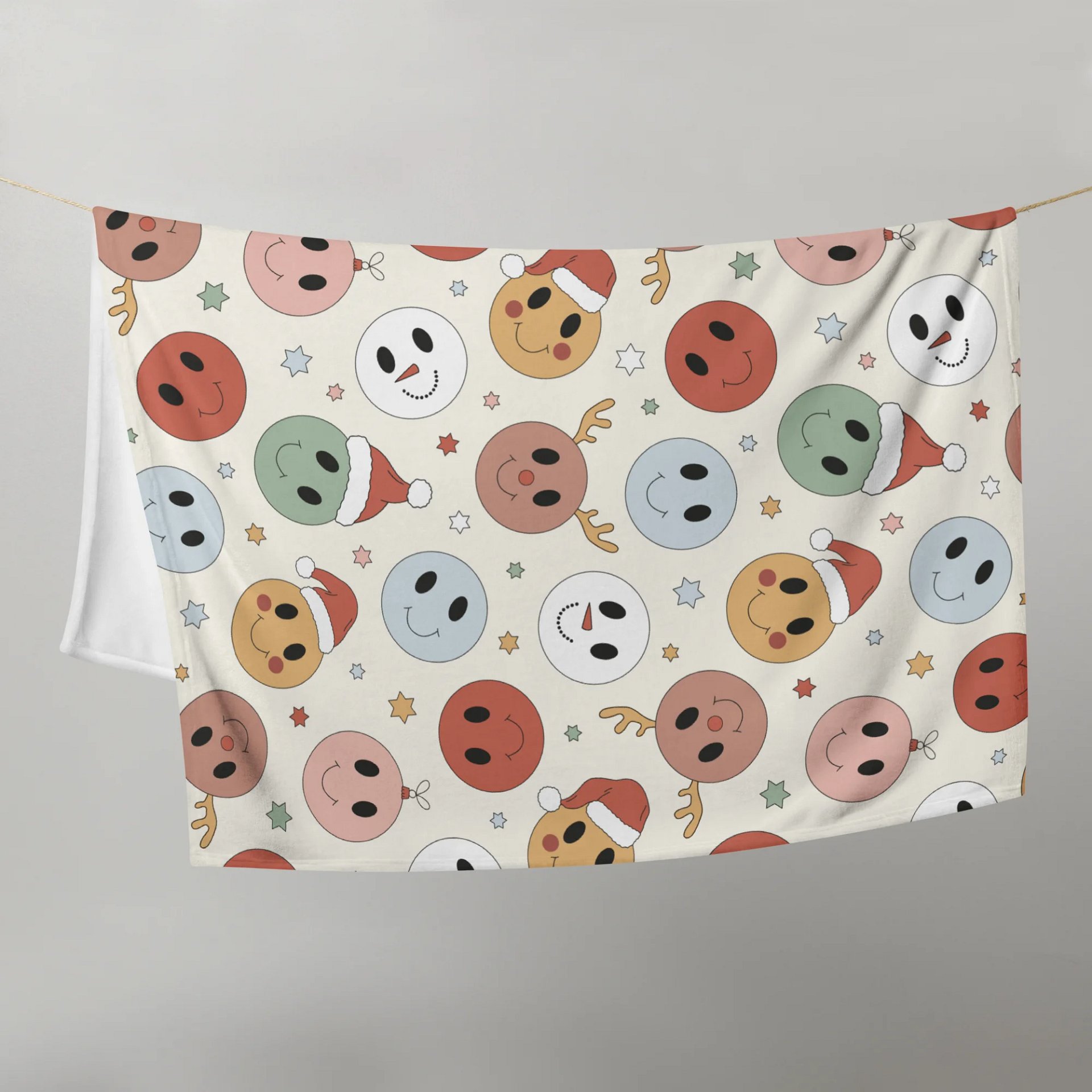 Christmas Smilies Blanket product image (2)