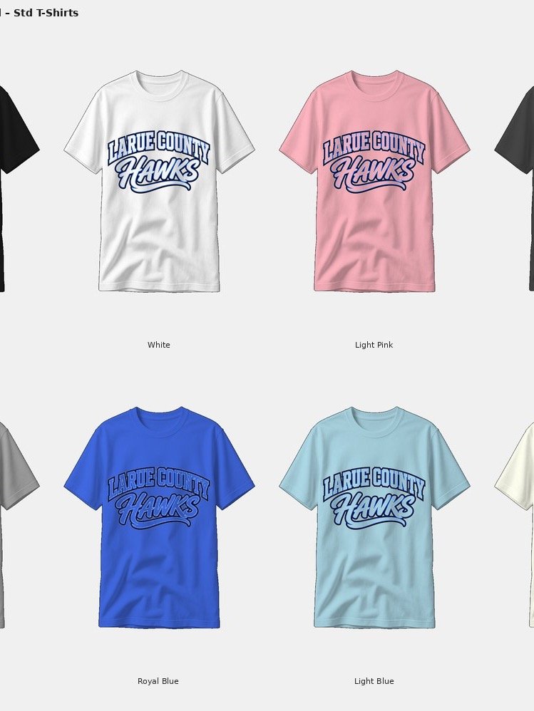 LC HAWKS SCRIPT Tee product image (2)