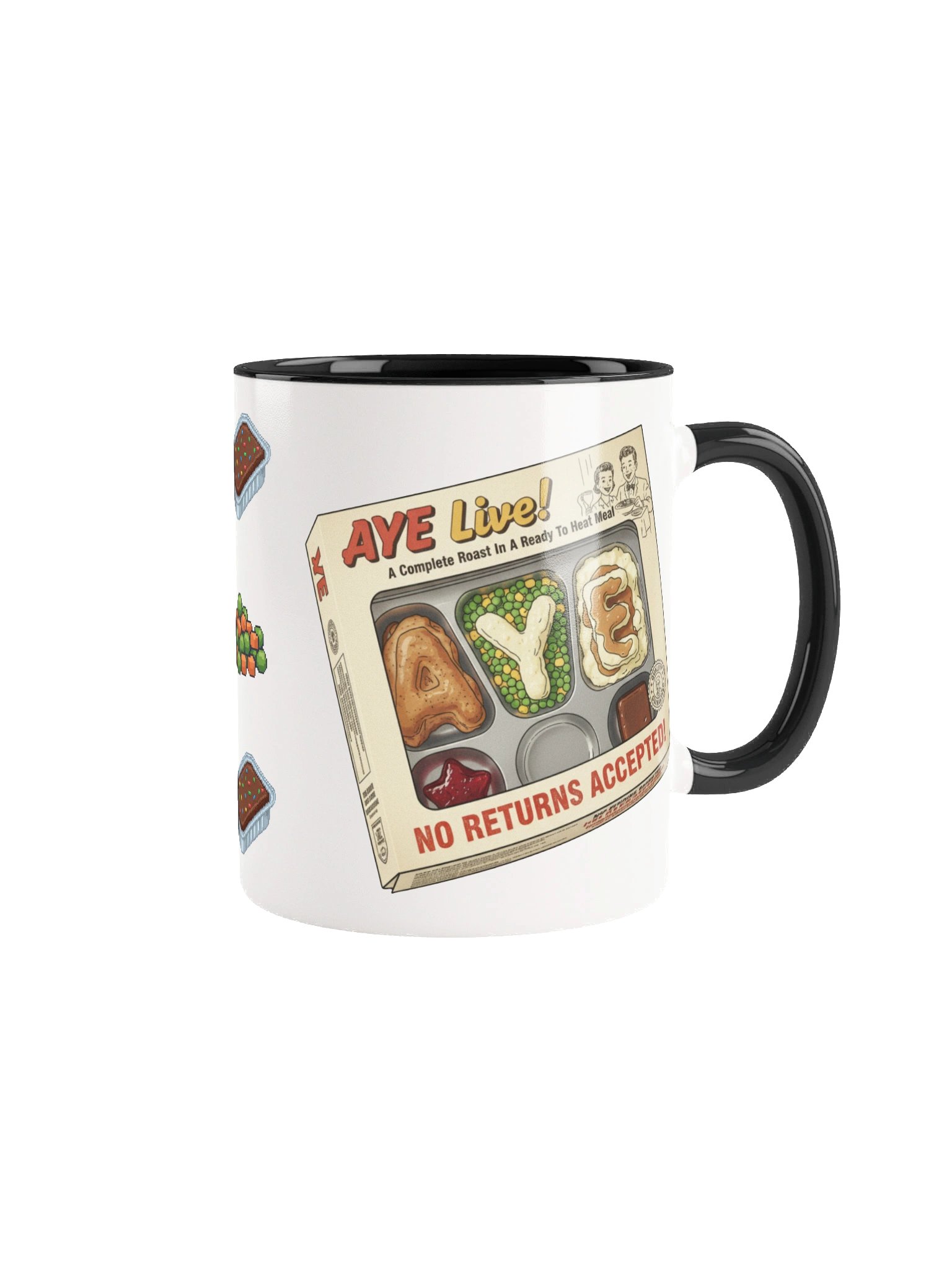 TV Dinner Ceramic Mug product image (2)