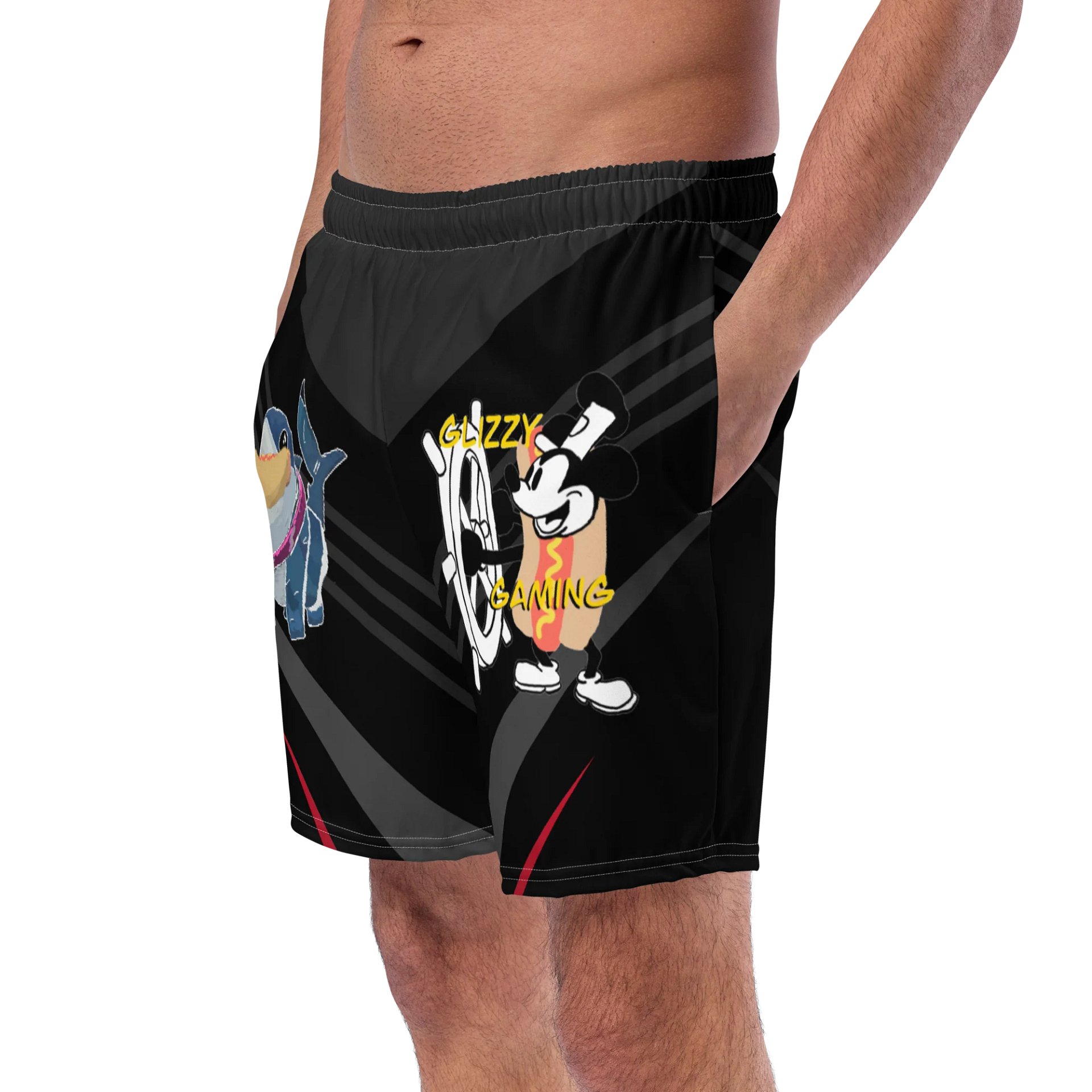 Captain Glizzy All-Over Swim Trunks product image (2)
