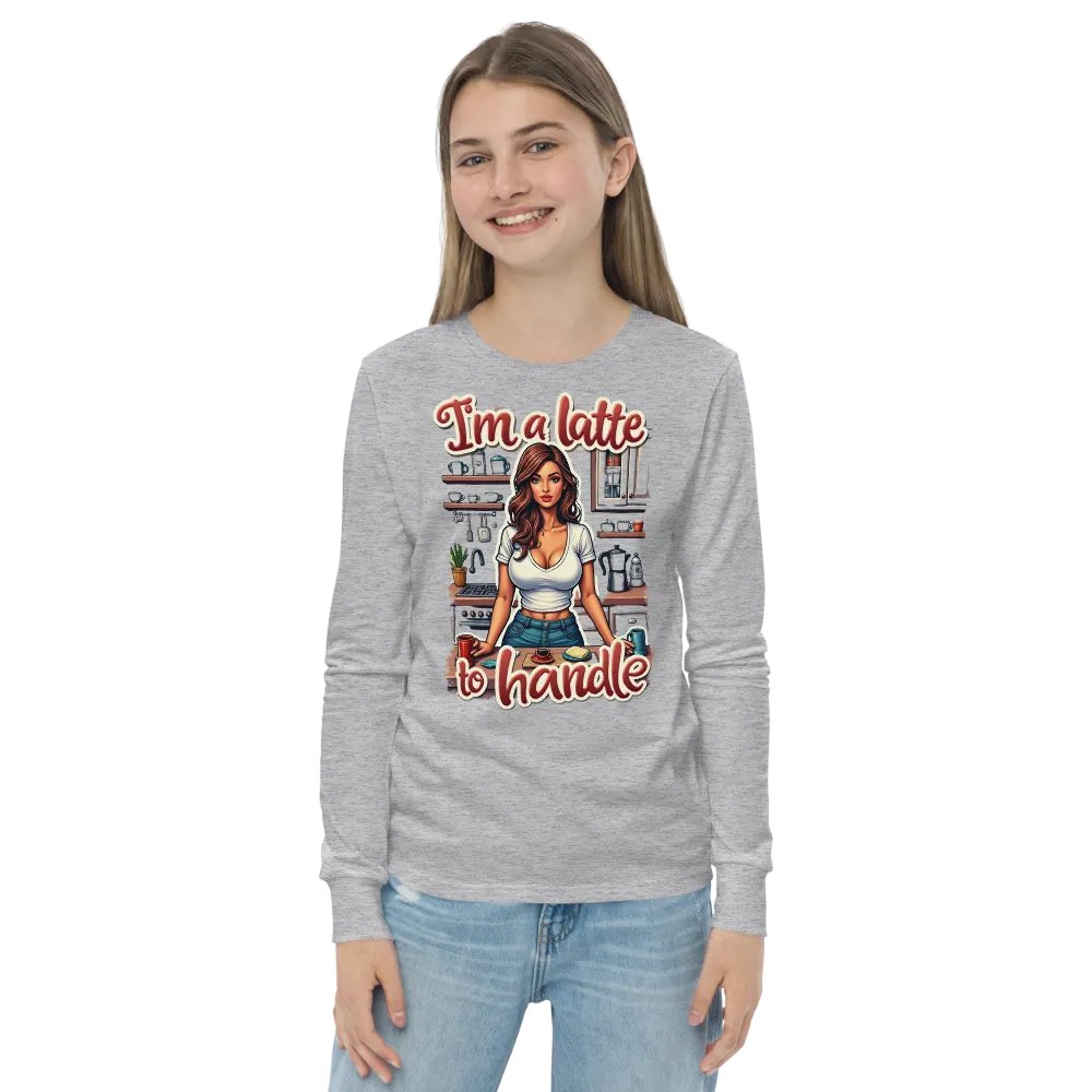Latte Lover's Latte to Handle Long Sleeve Tee product image (20)