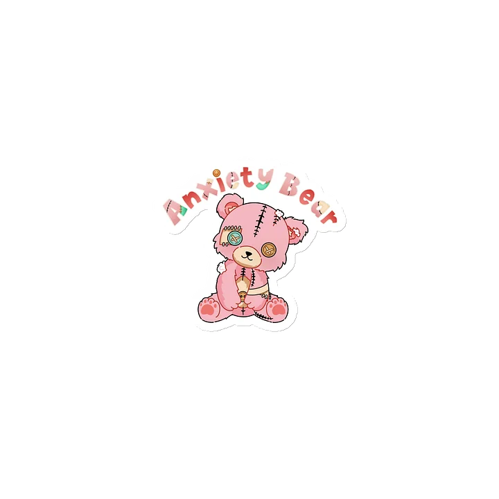 Anxiety Bear Magnet product image (1)