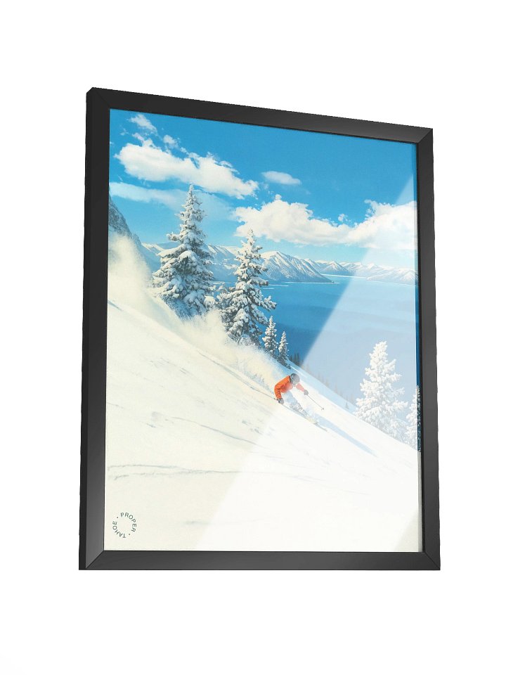 Powder Day, Tahoe (Framed Poster -16"x20") product image (2)