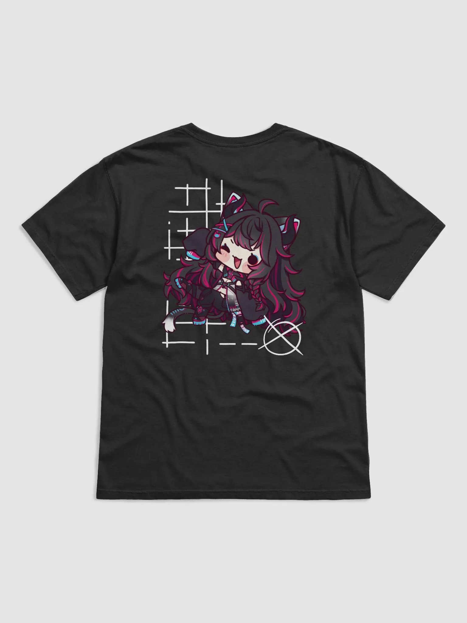 3 YEAR ANNIVERSARY SIMPLE CHIBI BACK SHIRT product image (2)