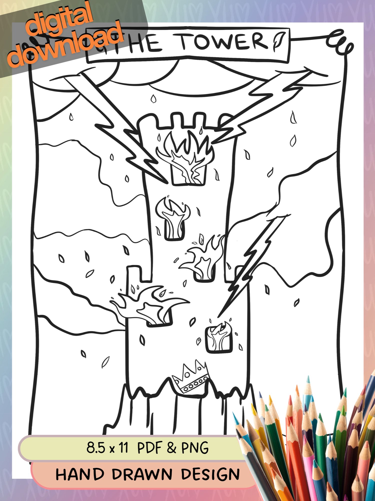 Tarot - Tower Card product image (1)
