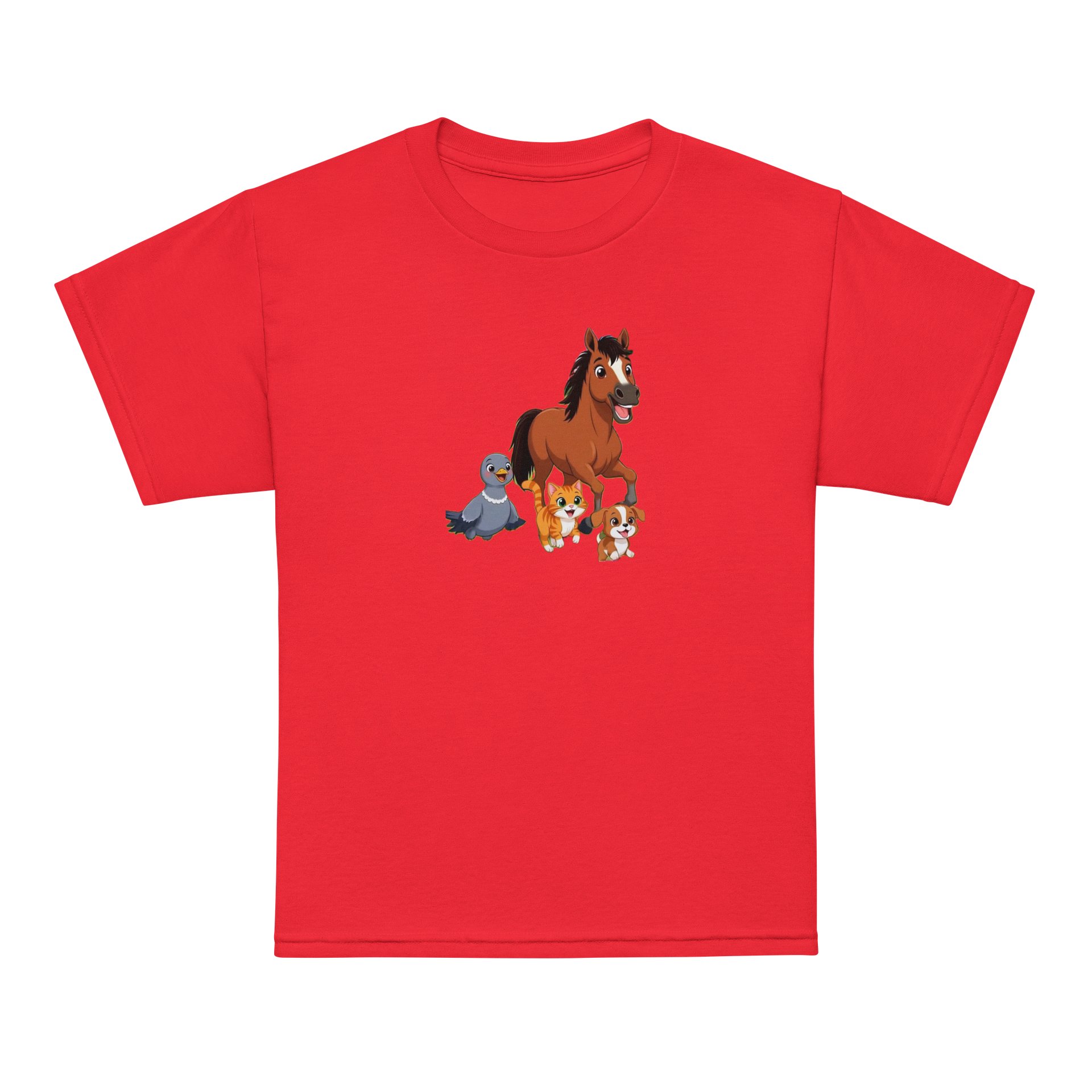 Cute Farm Friends Youth Sports Tee product image (7)