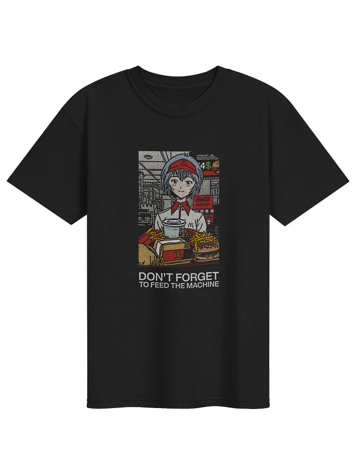 DON'T FORGET TO FEED THE MACHINE ! T-shirt. color vers. vintage product image (1)