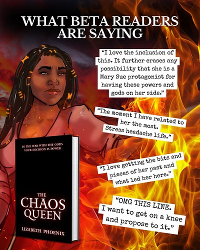 🔥 Beta Readers react to ANDRA 🔥

Readers are adoring Andra and her goddess-mode leadership in THE CHAOS QUEEN. She’s got all ...