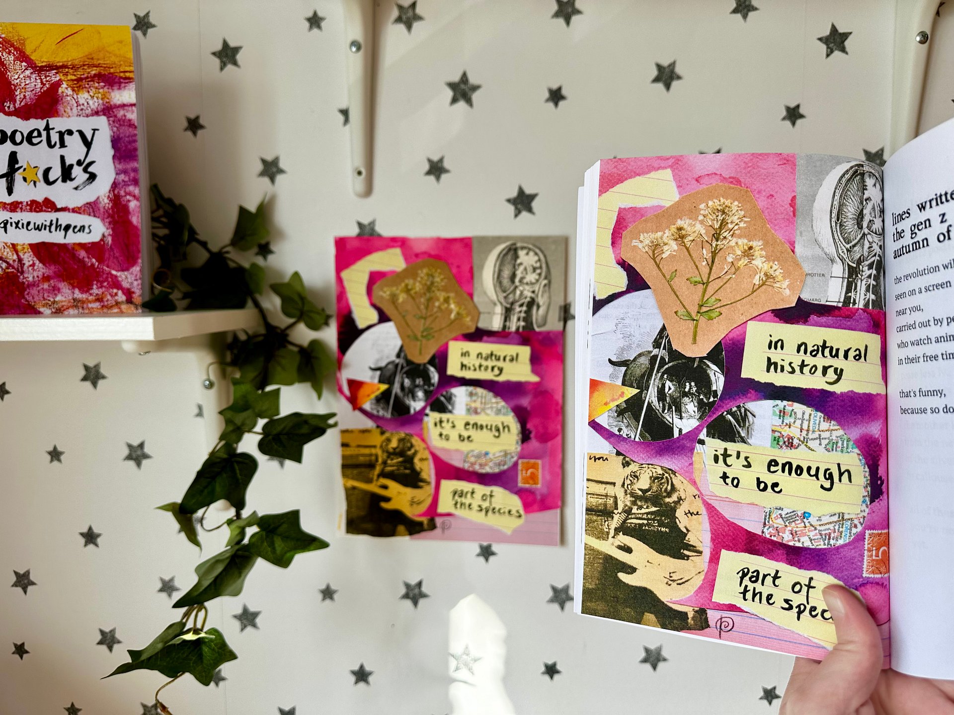 'part of the species' collage original from 'poetry f*cks' product image (5)