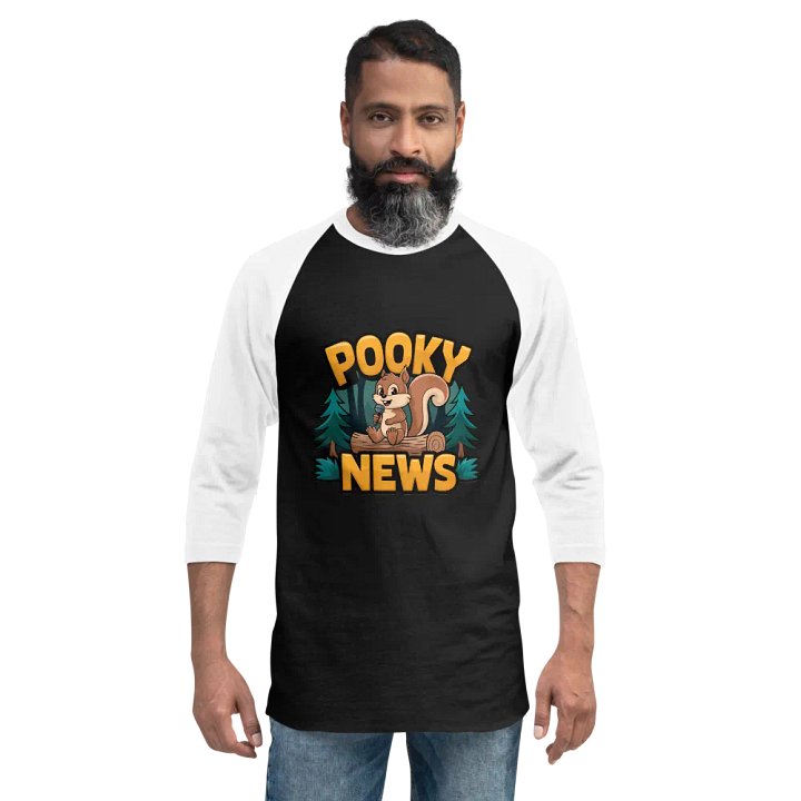Pooky News ¾ Sleeve Raglan Tee product image (2)