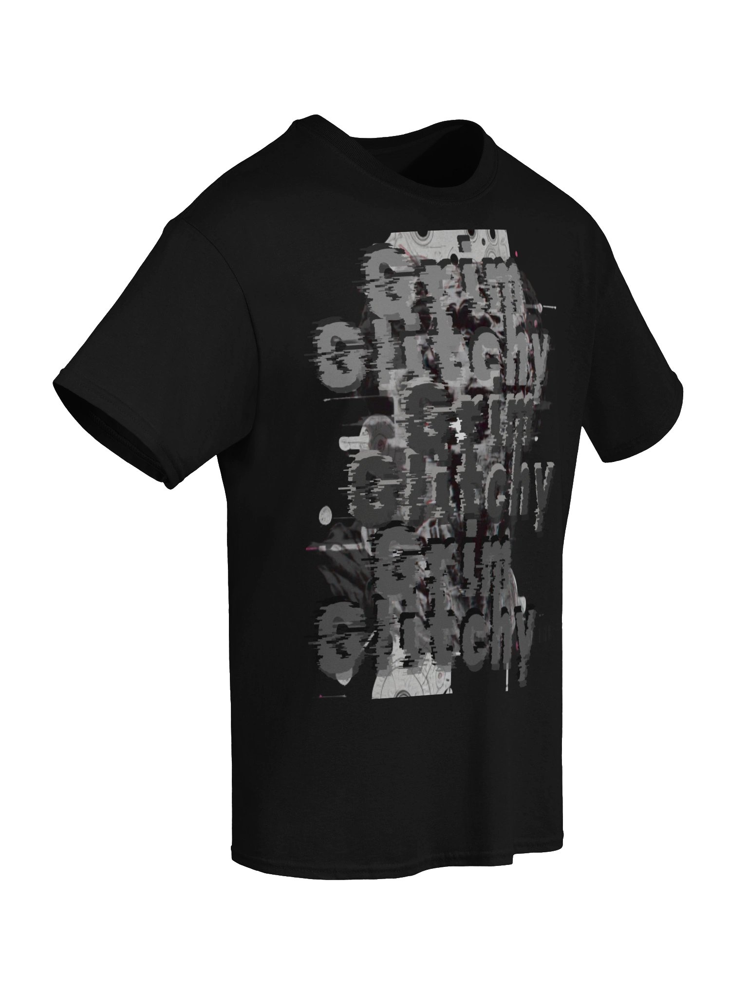 Glitchy Grin Skull Tee product image (11)