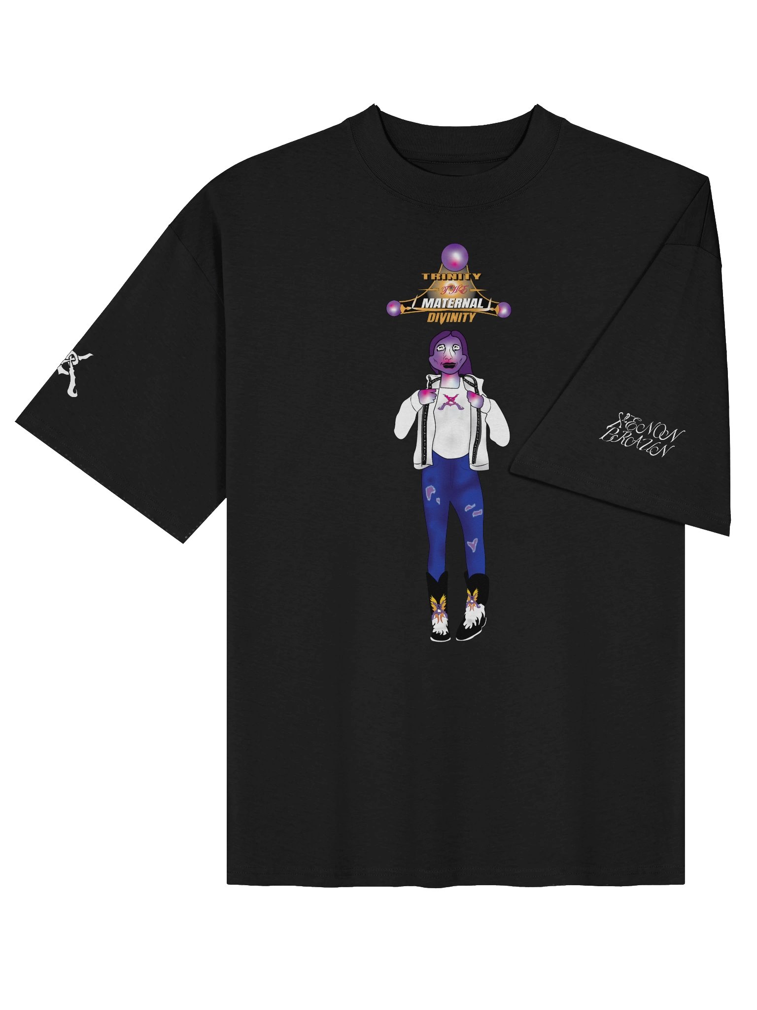 Trinity the Maternal Divinity Xenon Braun Tee product image (4)