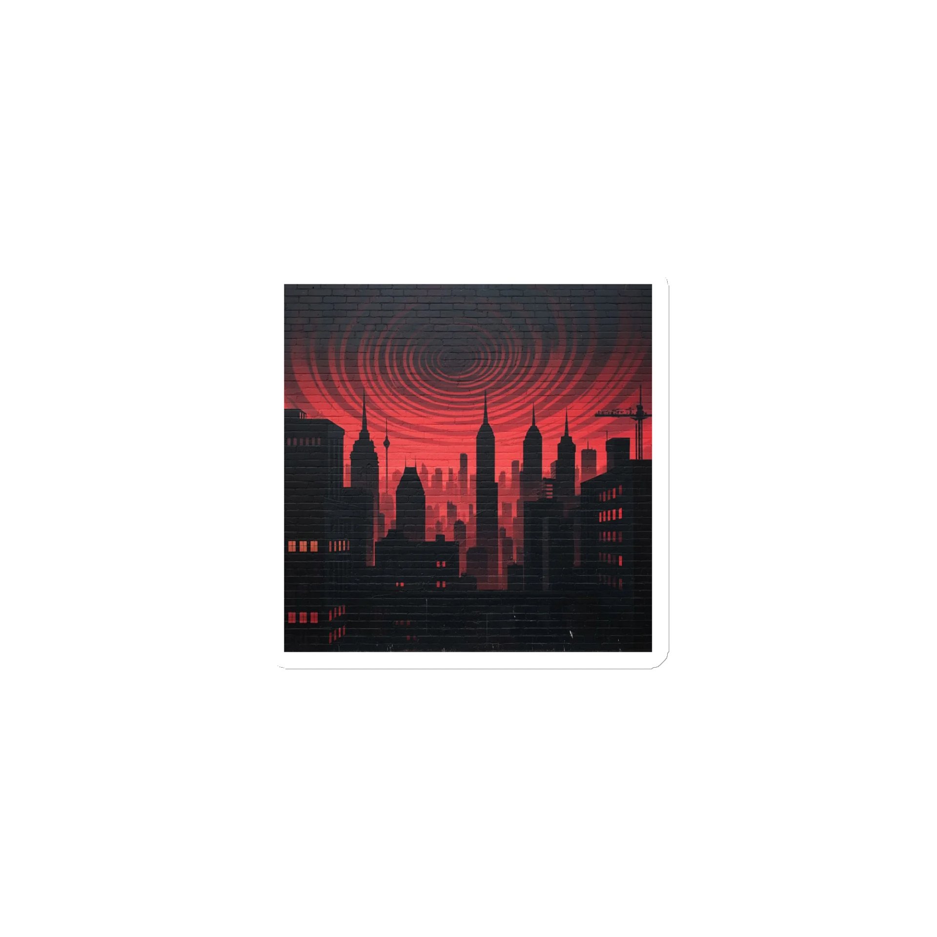 Dreadreach City Mural Style Art Die-Cut Magnets Set product image (1)