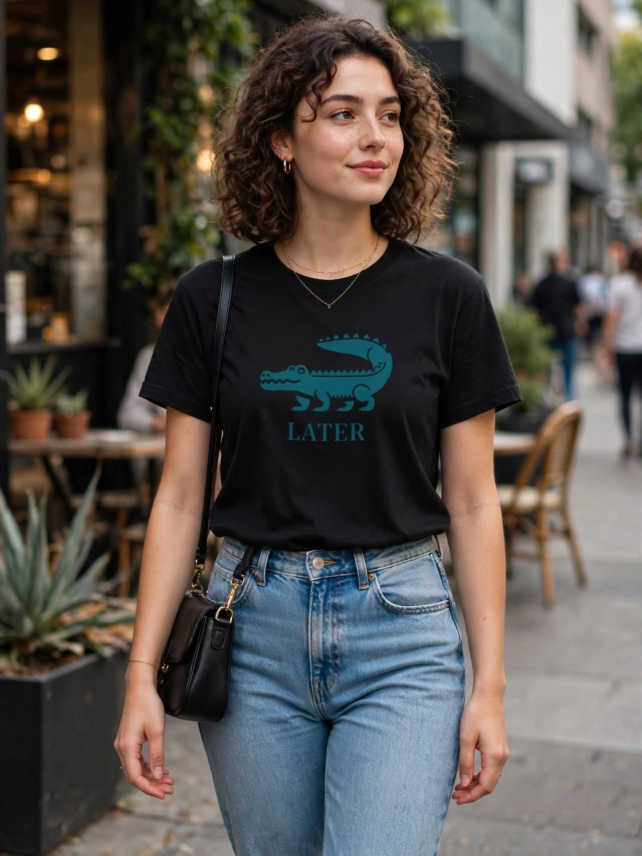 Later Crocodile Graphic Tee product image (1)
