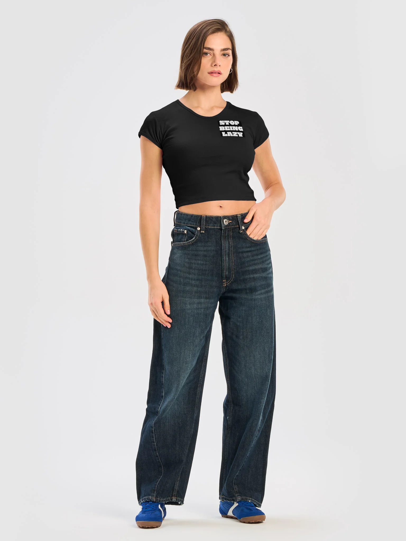 Stop Being Lazy — Women’s Classic Logo Tee product image (3)