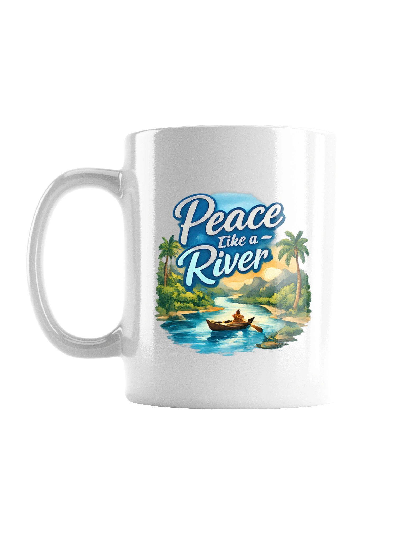 Peace Like a River Tropical Coffee Mug product image (1)