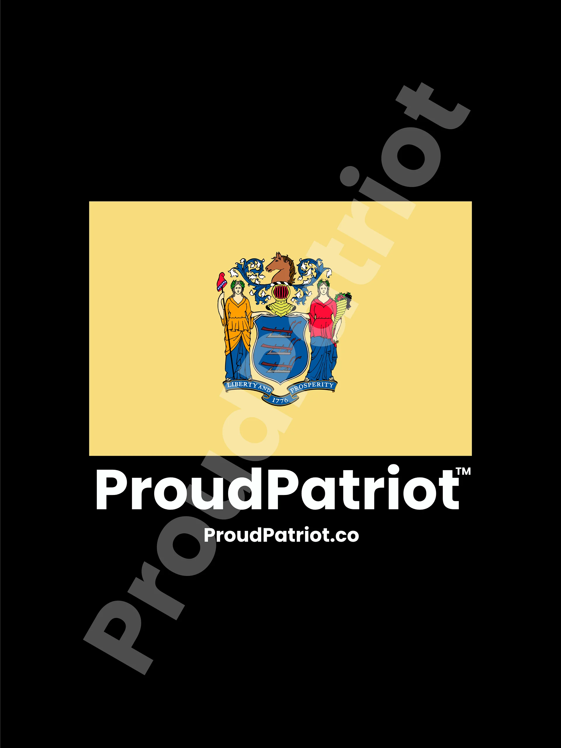 New Jersey Proud Screensaver Dark Mode product image (1)