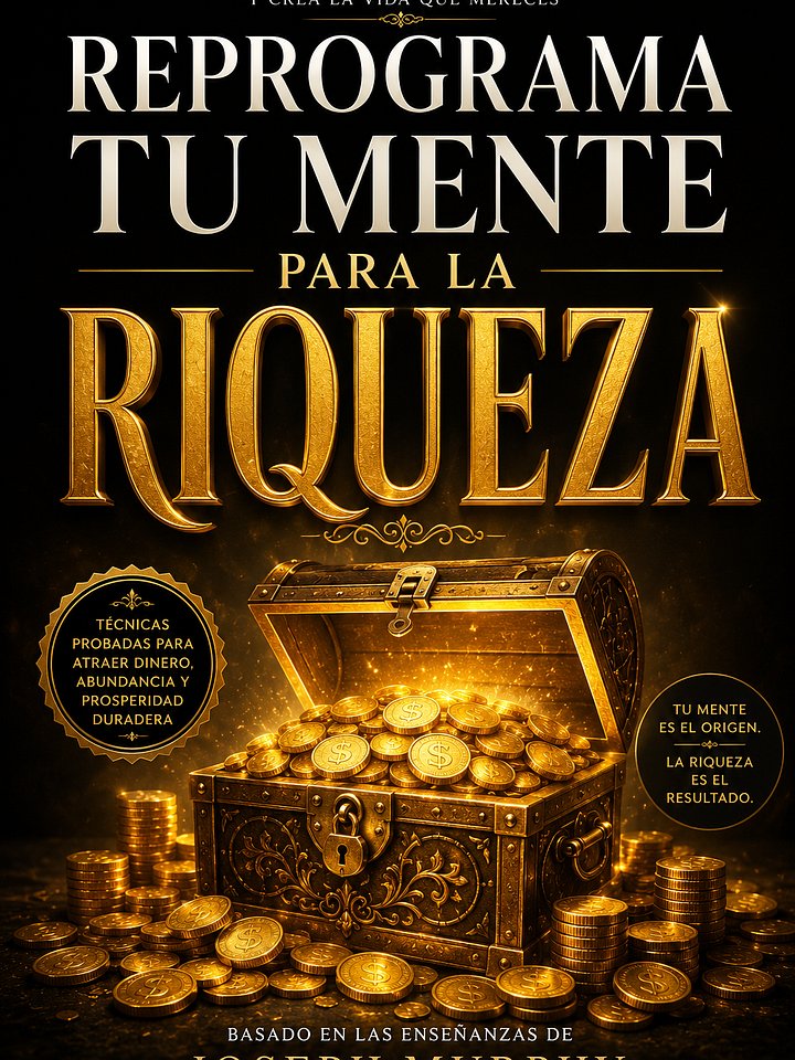 REPROGRAMA TU MENTE PARA LA RIQUEZA — JOSEPH MURPHY product image (1)