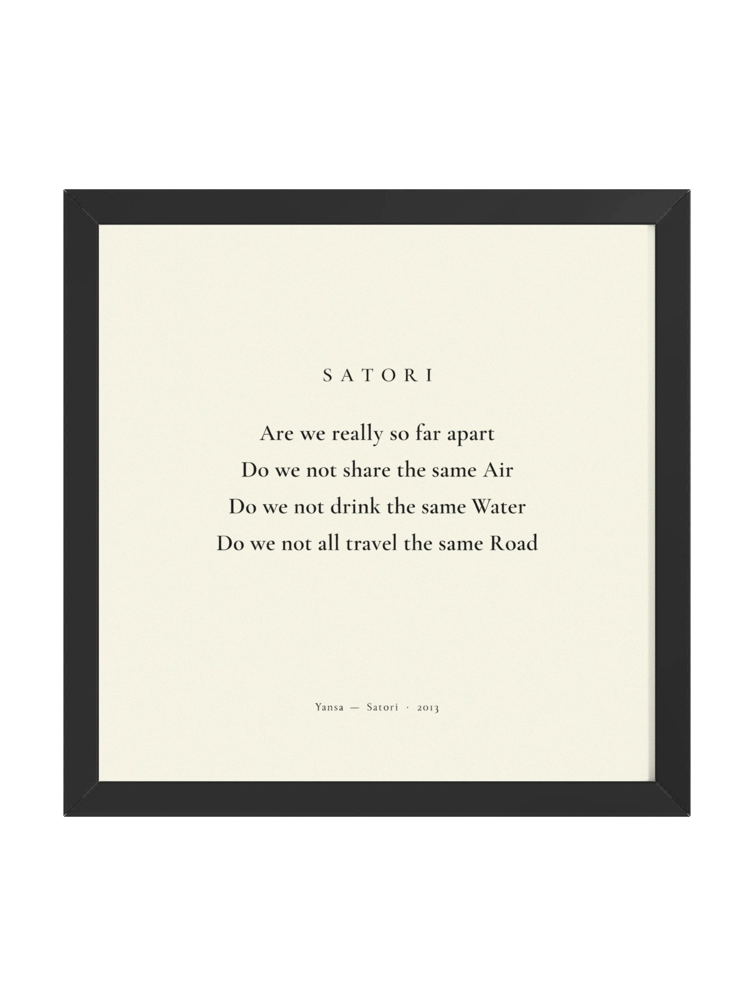 SATORI — Are We Really So Far Apart product image (1)