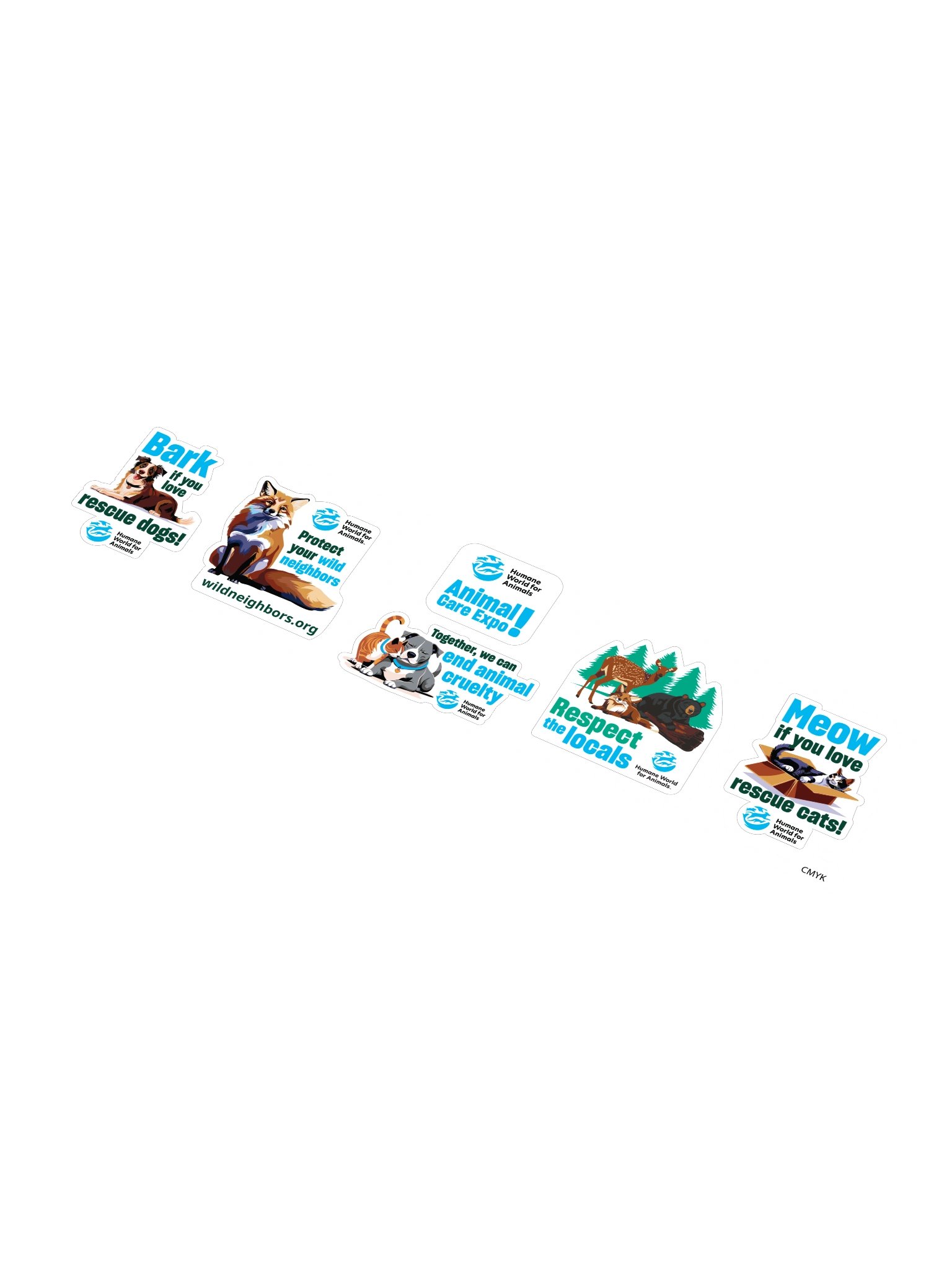 Animal Care Expo sticker pack - Set of 6 product image (1)
